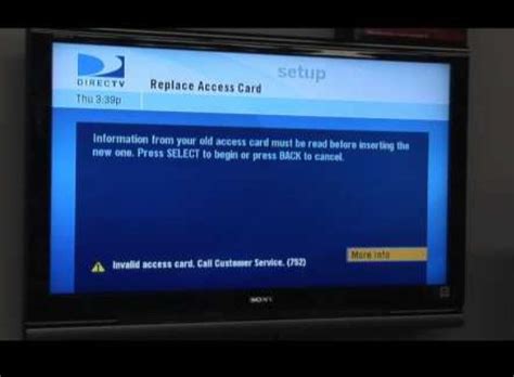 DIRECTV error 762